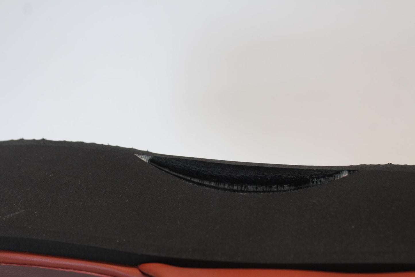 STAUD Ladies Alpine 30 Rust Brown Leather Platform Slide Sandals UK6 NEW RRP295