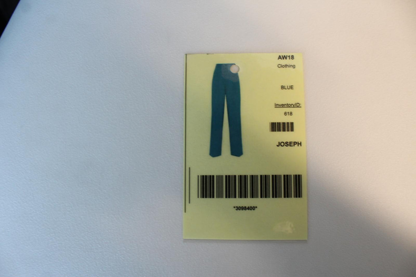 JOSEPH Ladies Riska Blue Zip Fly Wool Gabardine Trousers EU36 UK8 W30 L32 NEW