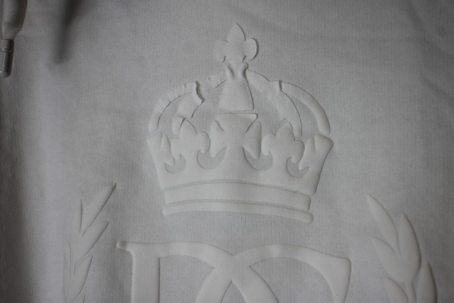 DOLCE & GABBANA Ladies White Cotton Hoodie EU44 UK16 NEW