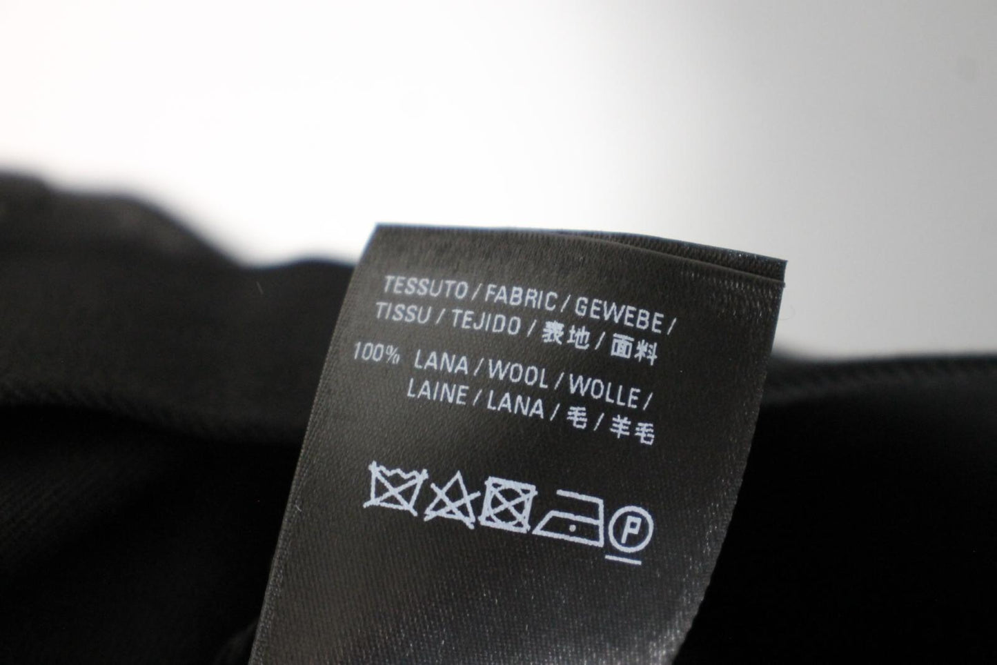 BALENCIAGA Ladies Black Wool High Waist Straight Dress Trousers EU34 UK6 BNWT