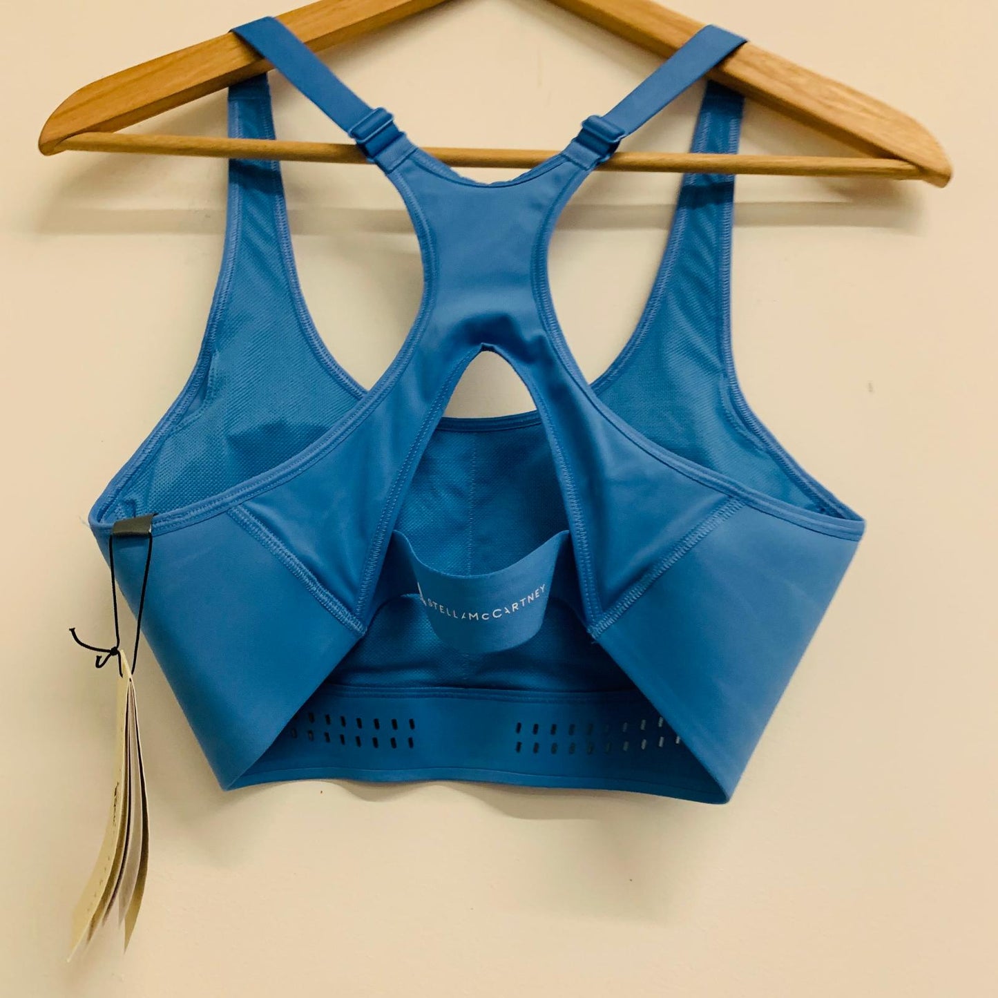 ADIDAS X STELLA MCCARTNEY Blue Ladies Sleeveless Tank Sports Bra 36B NEW