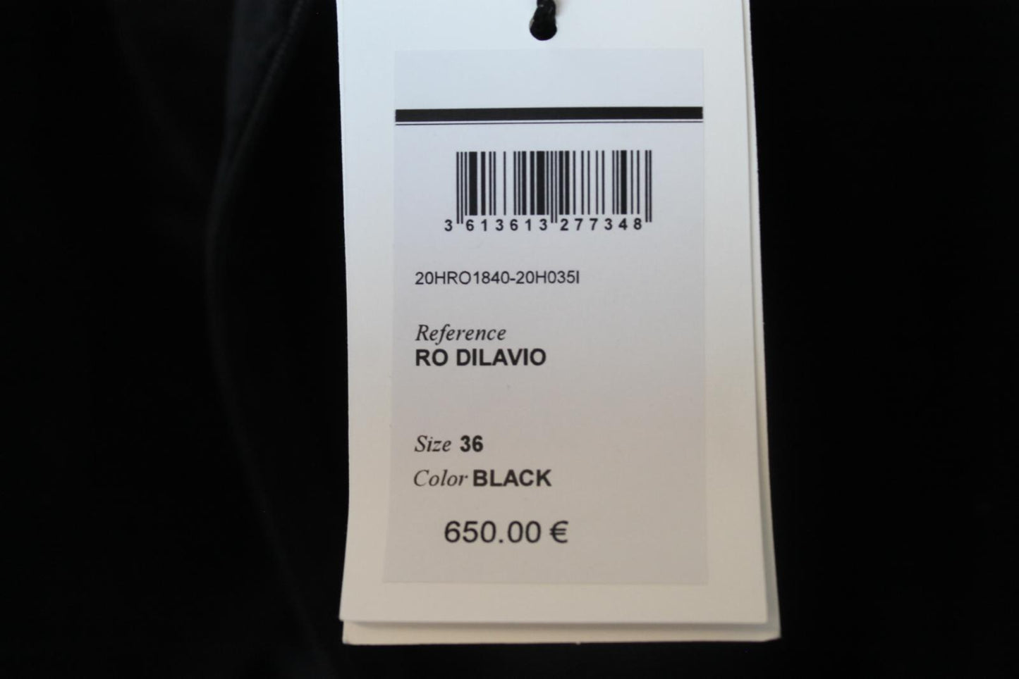 ISABEL MARANT Ladies Black Cotton Velvet Ro Dilavio Short Dress EU36 UK8 NEW