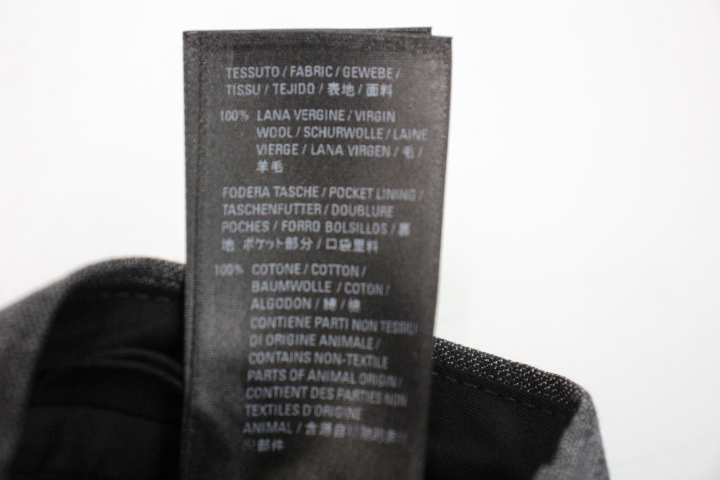 BALENCIAGA Men's Grey Wool Zip Fly Straight Leg Trousers IT48 W32 L27 NEW