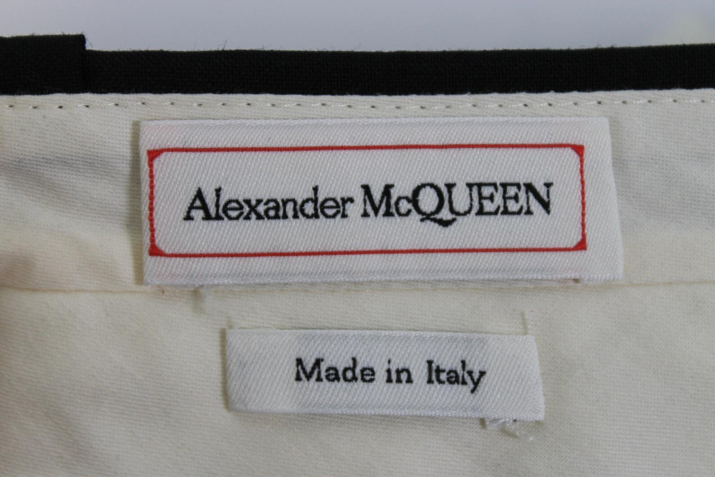ALEXANDER MCQUEEN Men's Black Wool/Mohair Dress Trousers Size S BNWT