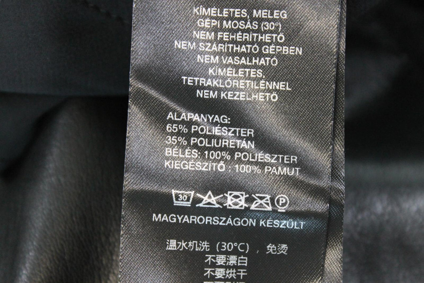 NANUSHKA Ladies Black Vegan Leather Maxi Tailored Wide-Leg Trousers XS BNWT