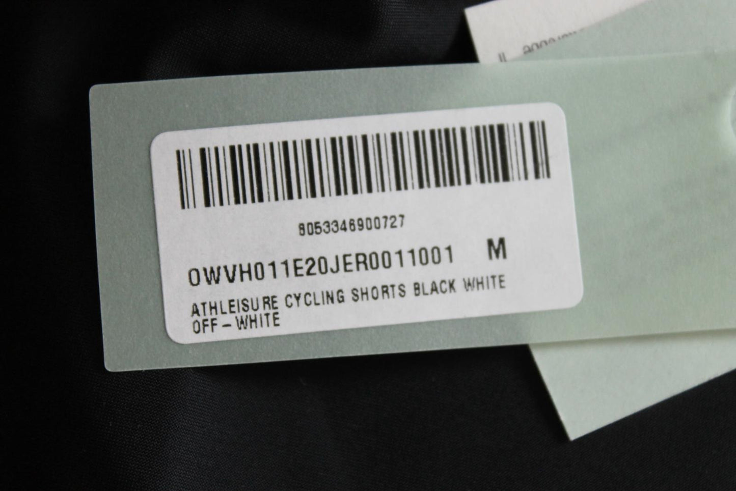 OFF-WHITE Men's Black Athleisure Cycling Shorts Size M BNWT