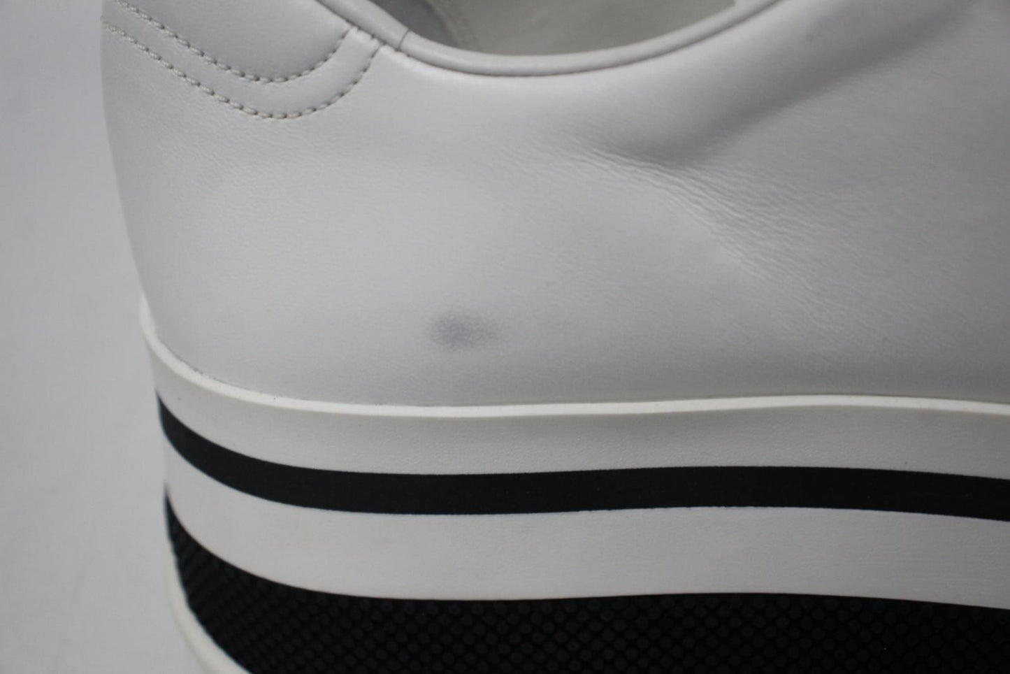 PRADA Ladies White Leather Chunky Sole Lace-Up Sneakers Trainers EU39 UK6 NEW