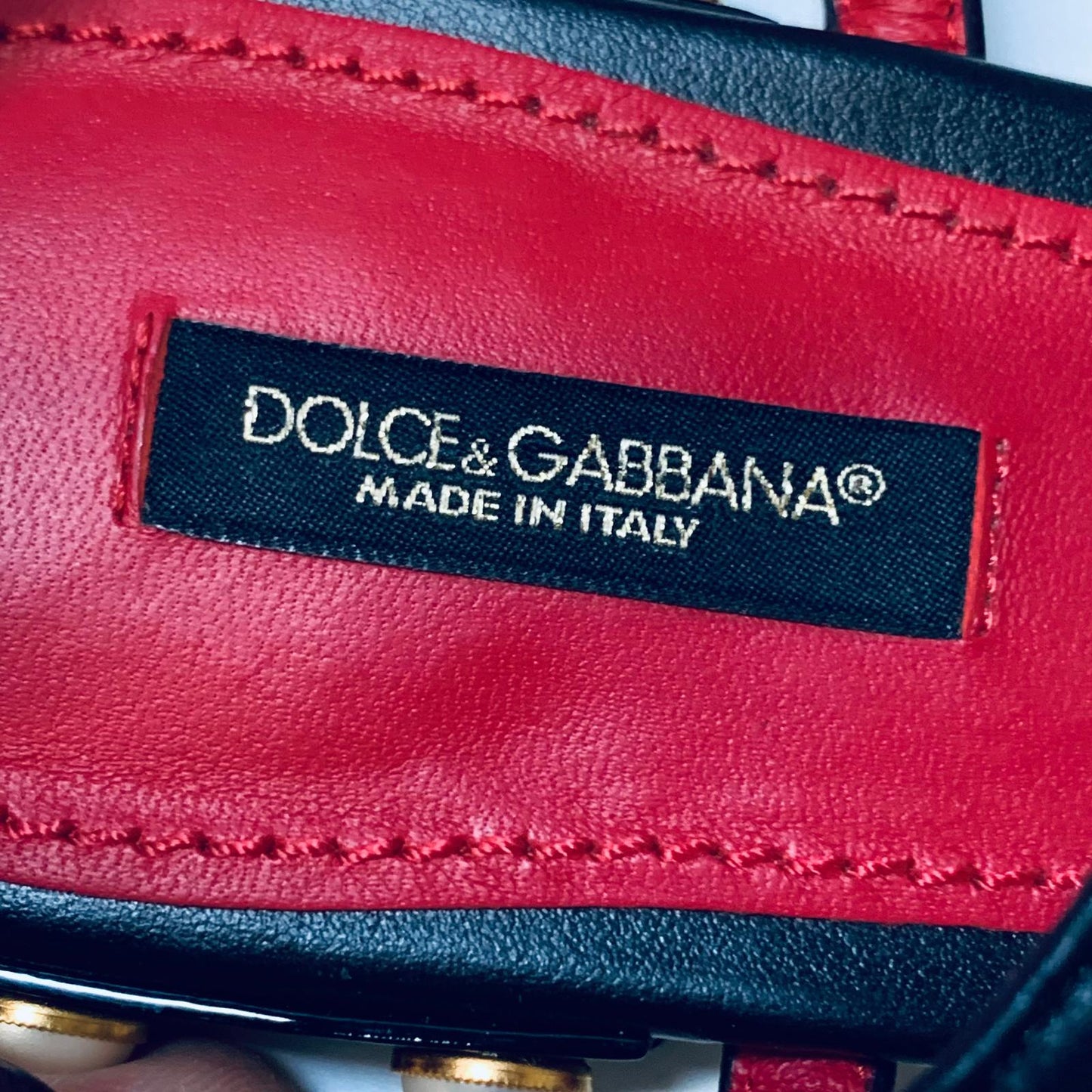 DOLCE & GABBANA Black Flat Slip On Summer Sandals Amore D&G Shoes Size UK 5 NEW