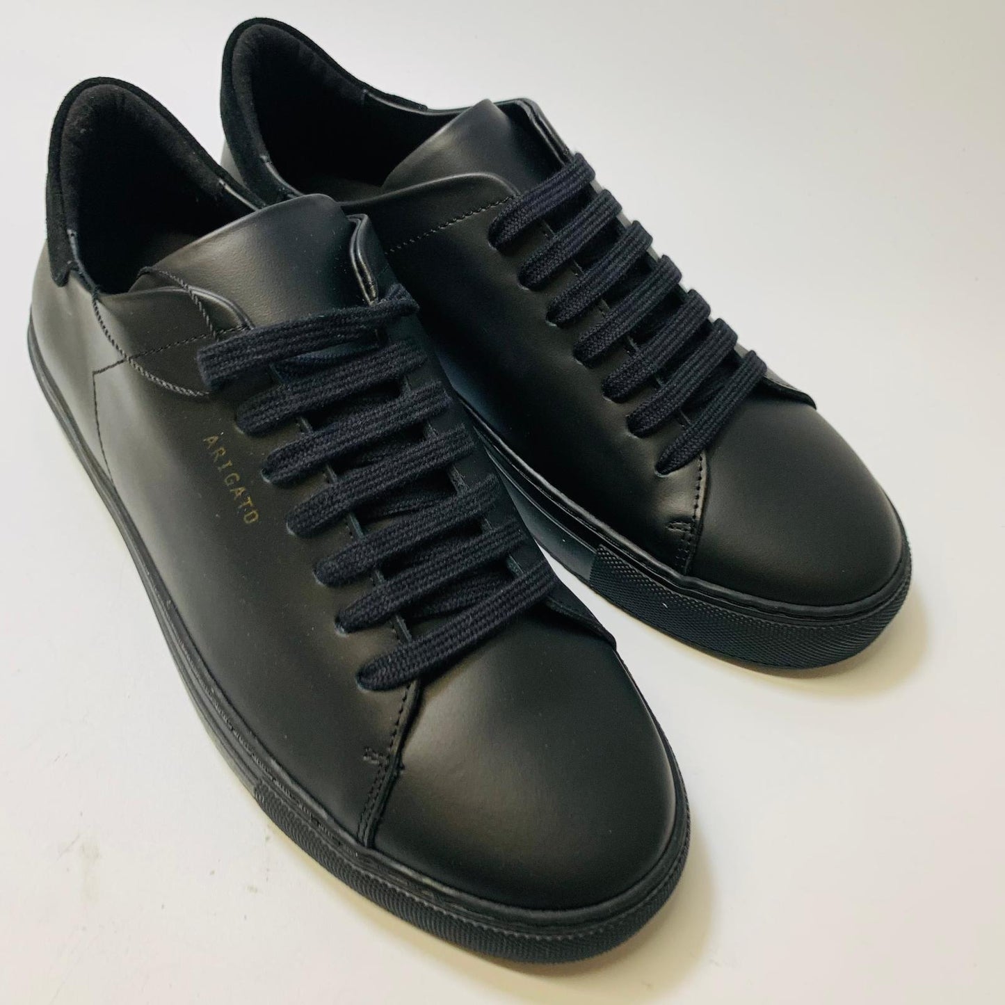 AXEL ARIGATO Black Men's Clean 90 Triple-Black Sneaker Trainer UK 6 NEW
