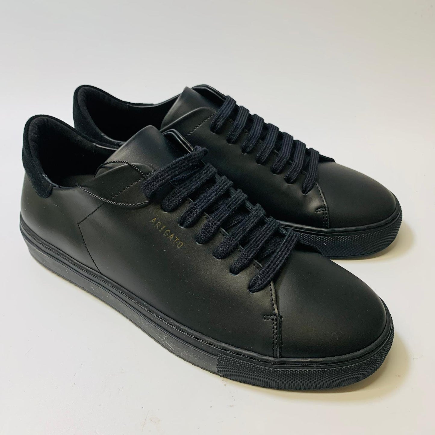 AXEL ARIGATO Black Men's Clean 90 Triple-Black Sneaker Trainer UK 6 NEW