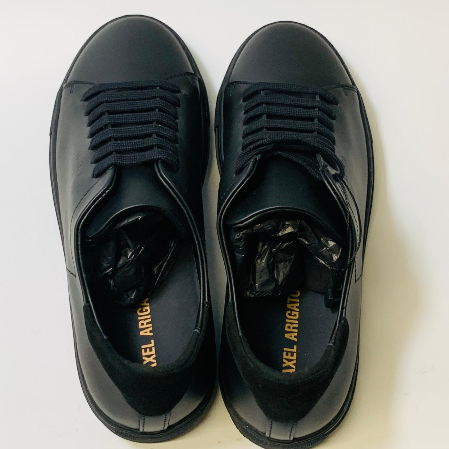AXEL ARIGATO Black Men's Clean 90 Triple-Black Sneaker Trainer UK 6 NEW