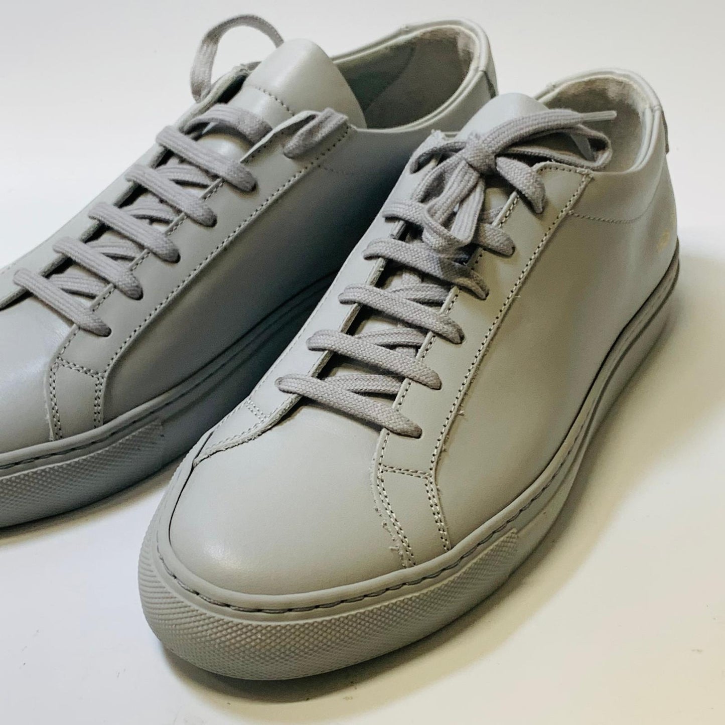 AXEL ARIGATO Grey Men's Achilles Low lace Classic Sneaker Trainer UK 6 NEW