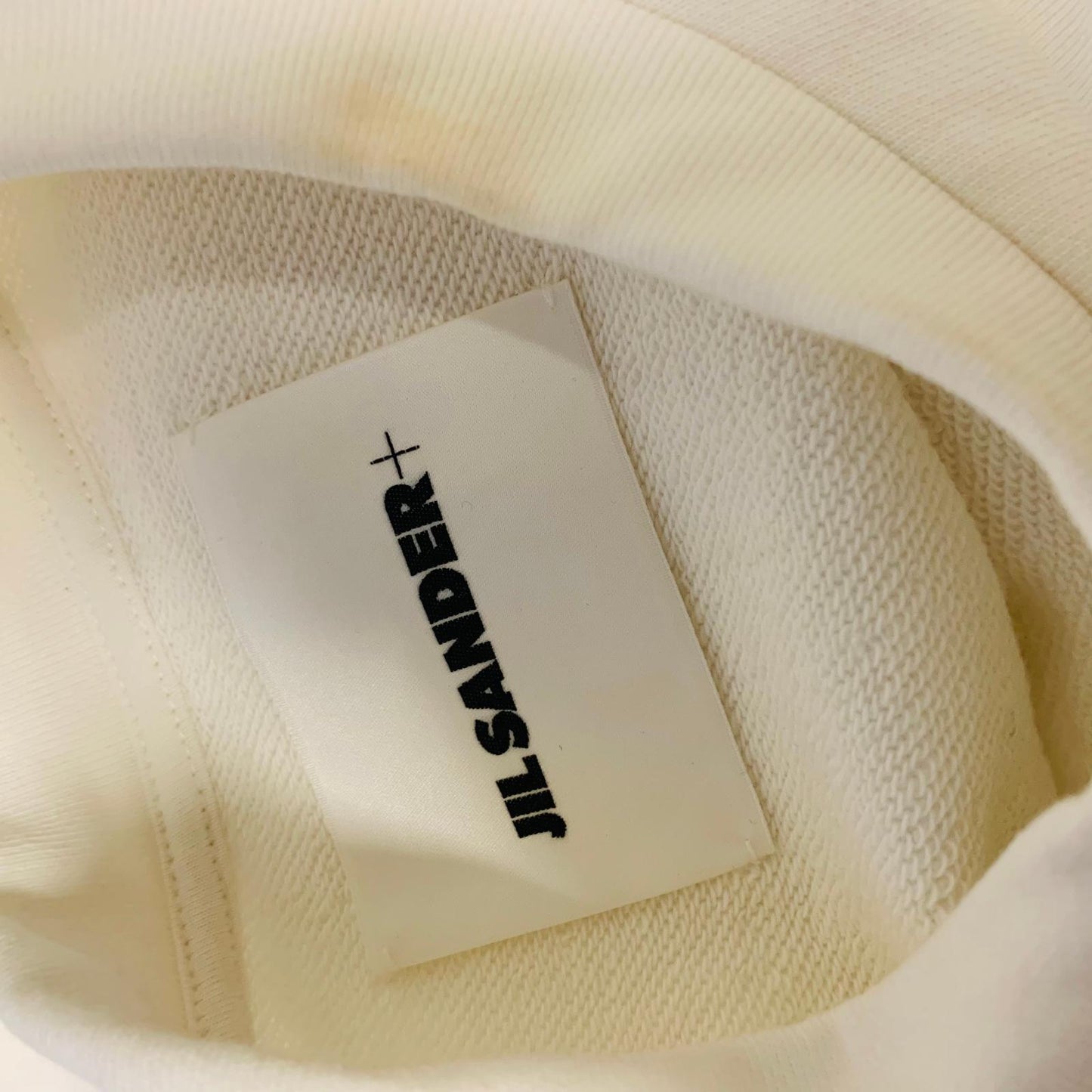 JIL SANDER White Ladies Long Sleeve Round Neck Pullover Jumper Size UK XS NEW