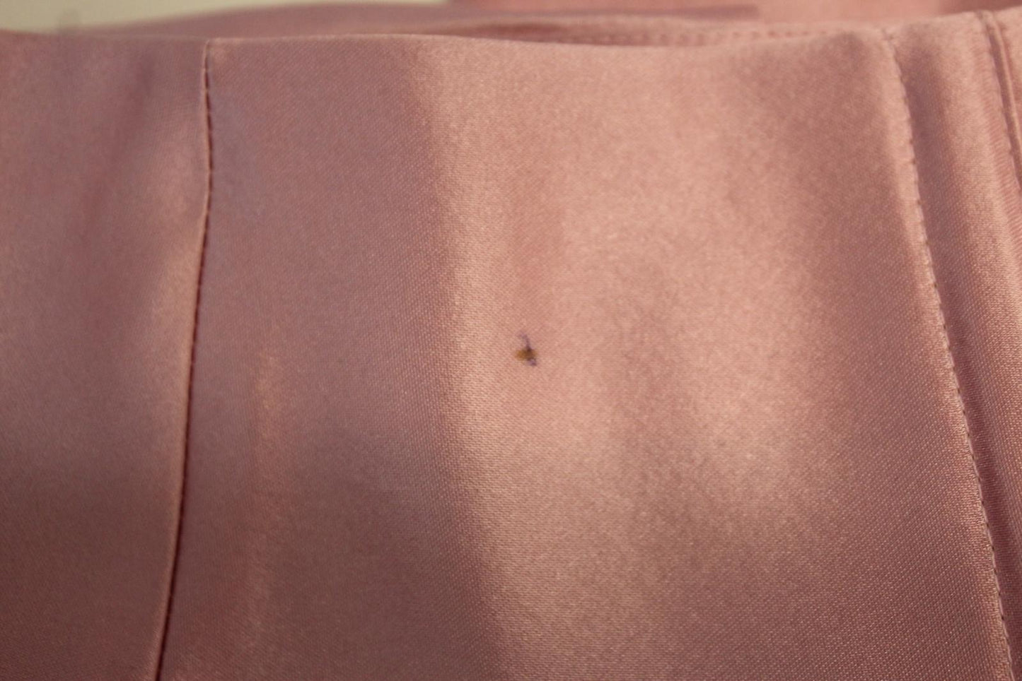 PRADA Ladies Pink Silk Satin Drape Train Side Zip Mini Skirt IT40 UK8 NEW