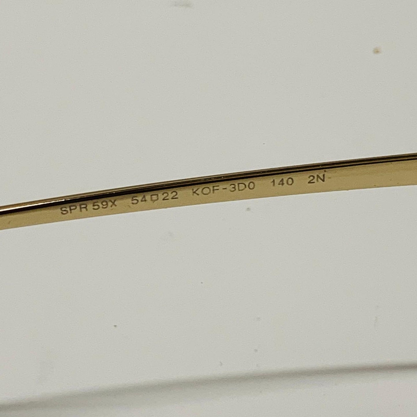 PRADA Gold Ladies Round Sunglasses Golden Brown Rounded NEW