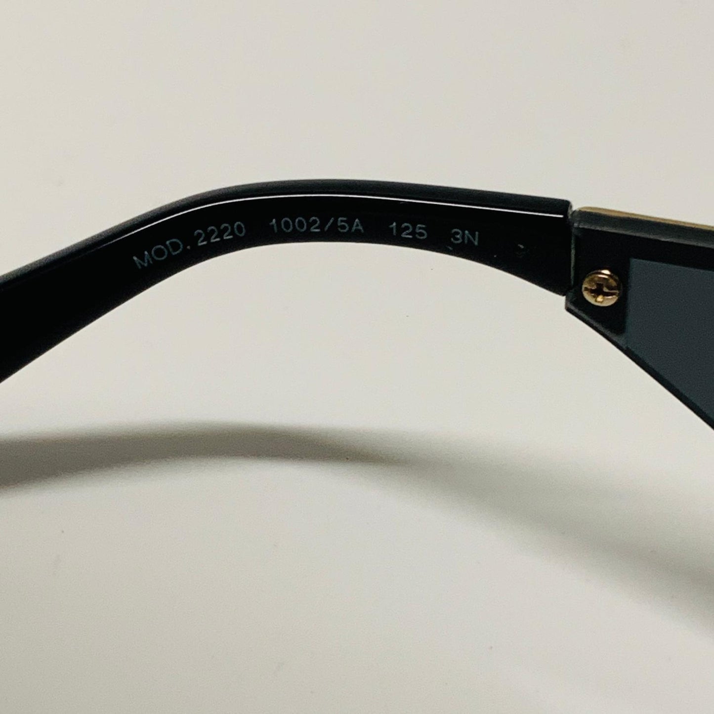 VERSACE Black Ladies Shield Sunglasses Futuristic Mirror Medusa NEW