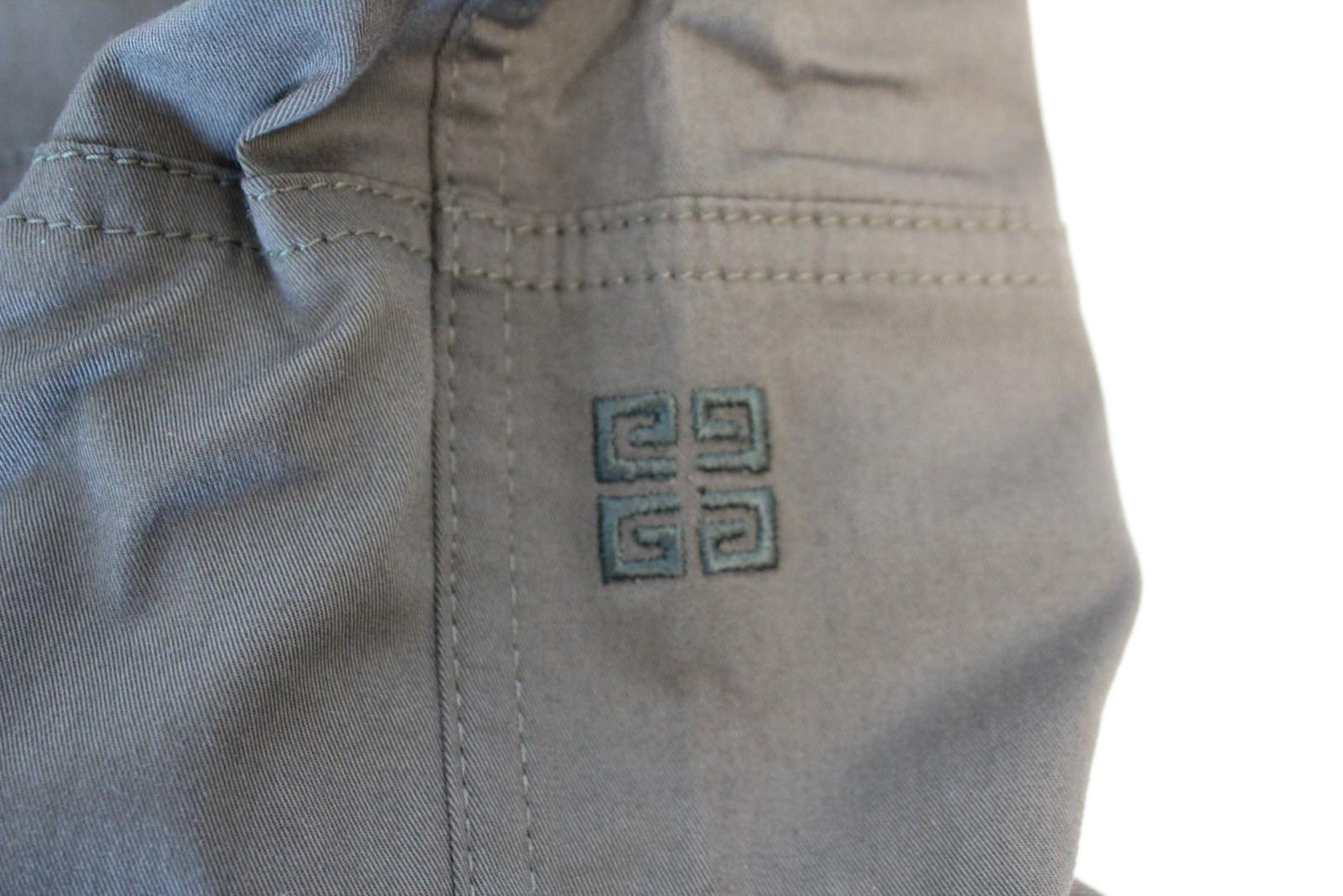 GIVENCHY Men's Dark Khaki Green Zip Detail Trousers EU50 UK40/M W34 L32 NEW
