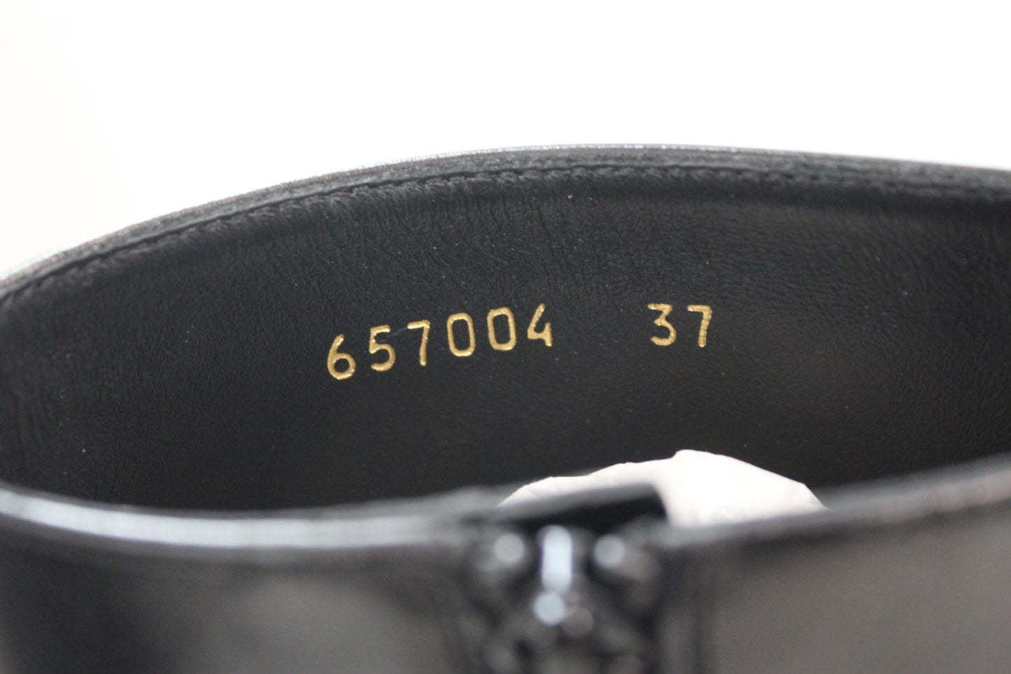 BALENCIAGA Ladies Cut 80 Black Leather Square Toe Ankle Boots EU37 UK4 NEW