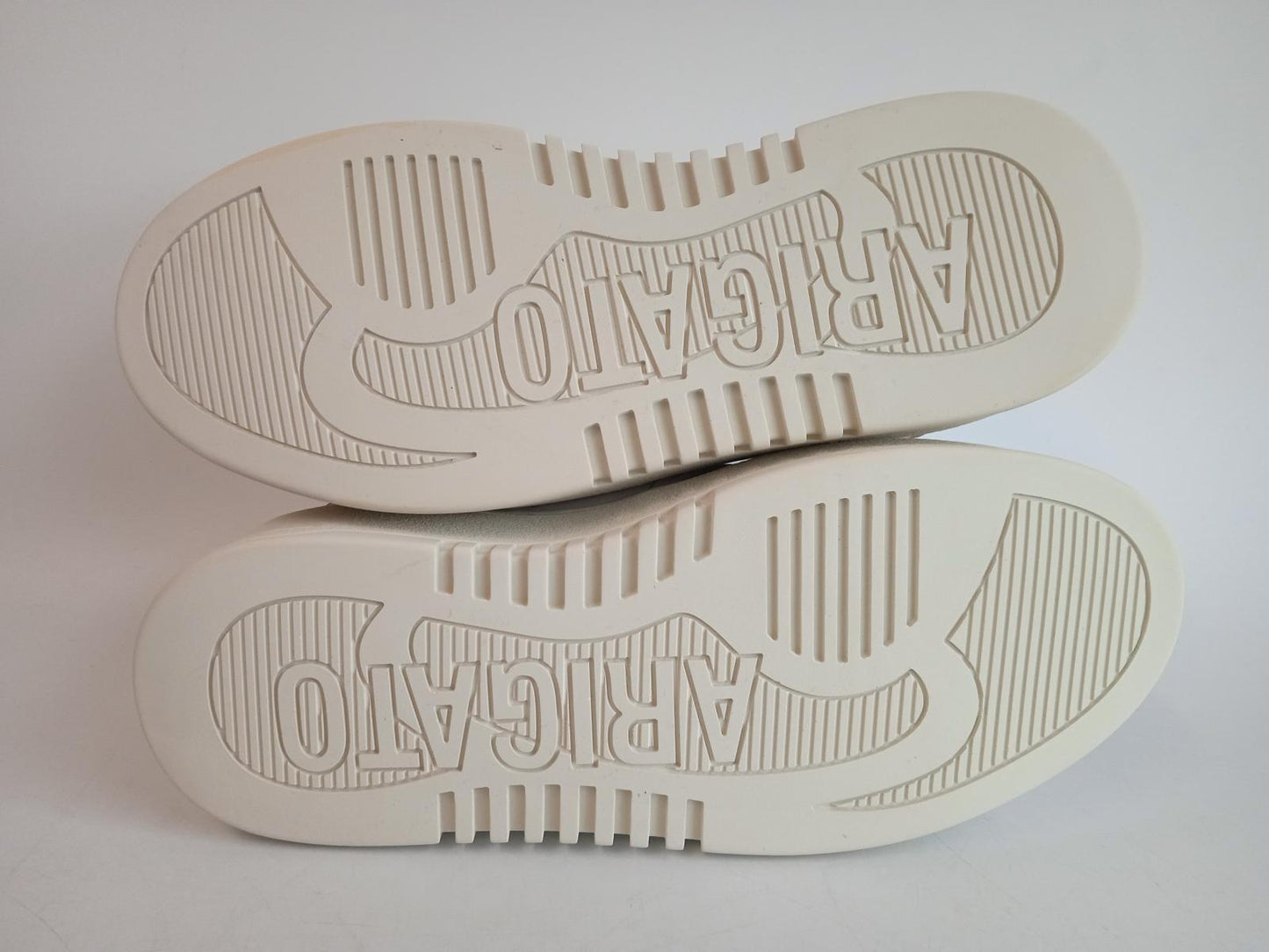 AXEL ARIGATO Ladies White & Pink Leather Orbit Lace-Up Trainers Size UK4 NEW