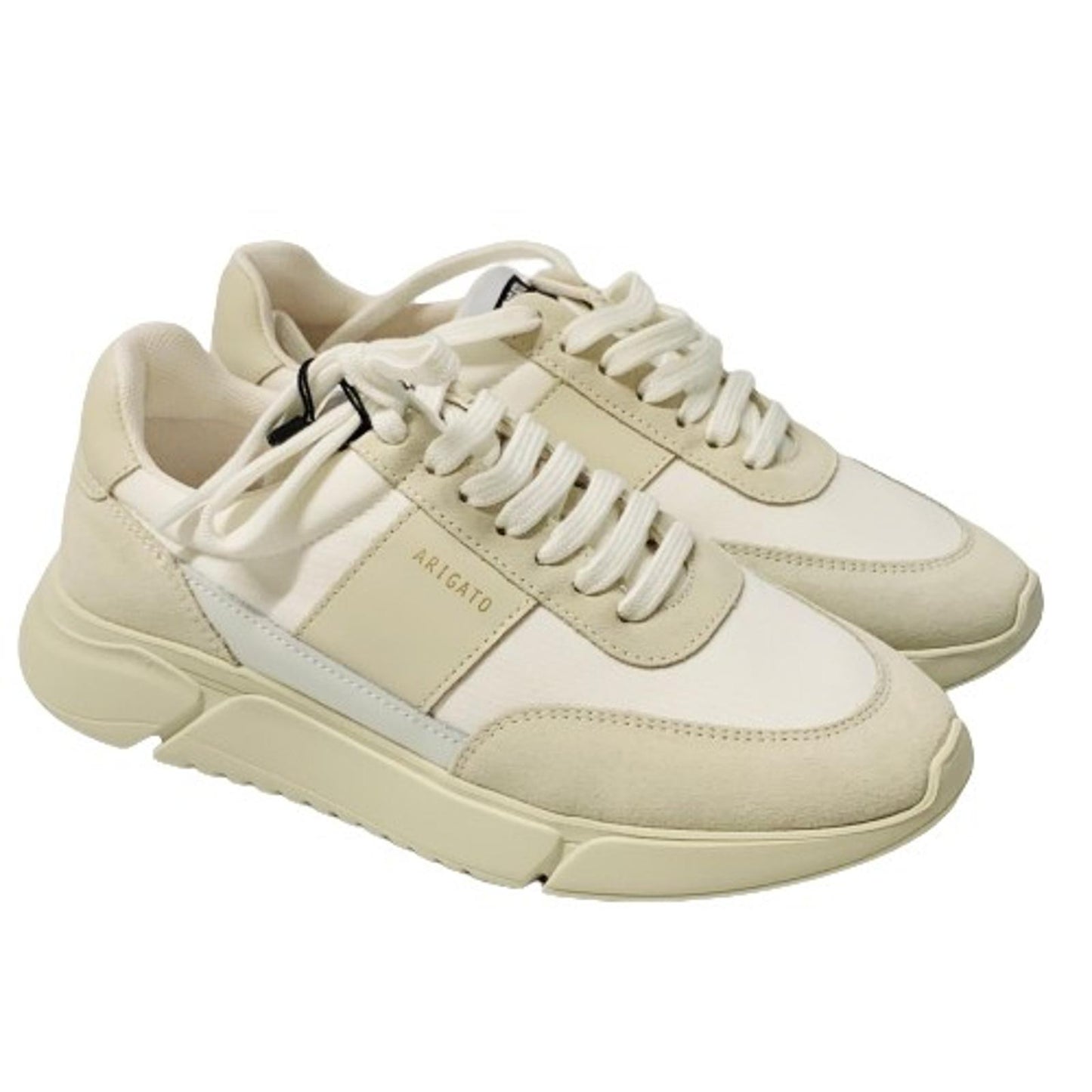 AXEL ARIGATO Ladies Genises Vintage Runner Low Leather Trainer Sneaker UK3.5 NEW