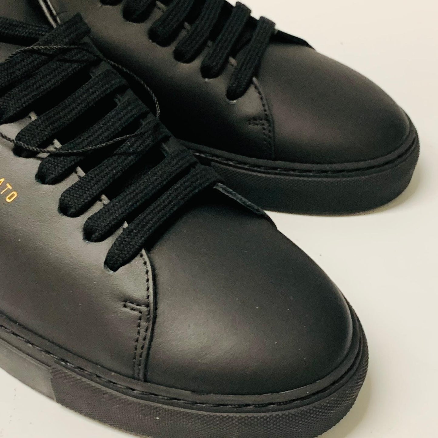 AXEL ARIGATO Ladies Black Lace Classic Clean 90 Leather Trainer Sneaker UK7 NEW