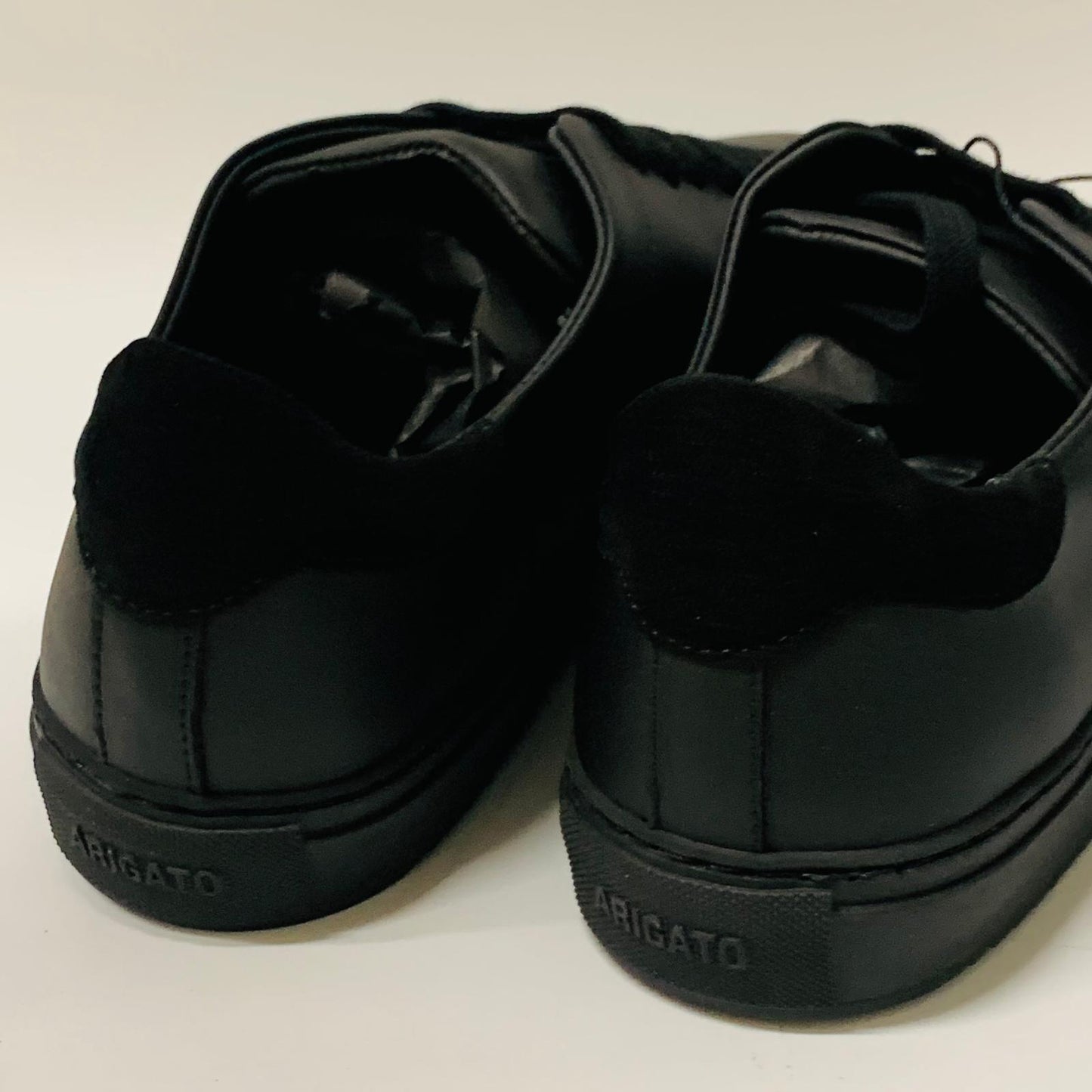 AXEL ARIGATO Ladies Black Lace Classic Clean 90 Leather Trainer Sneaker UK7 NEW