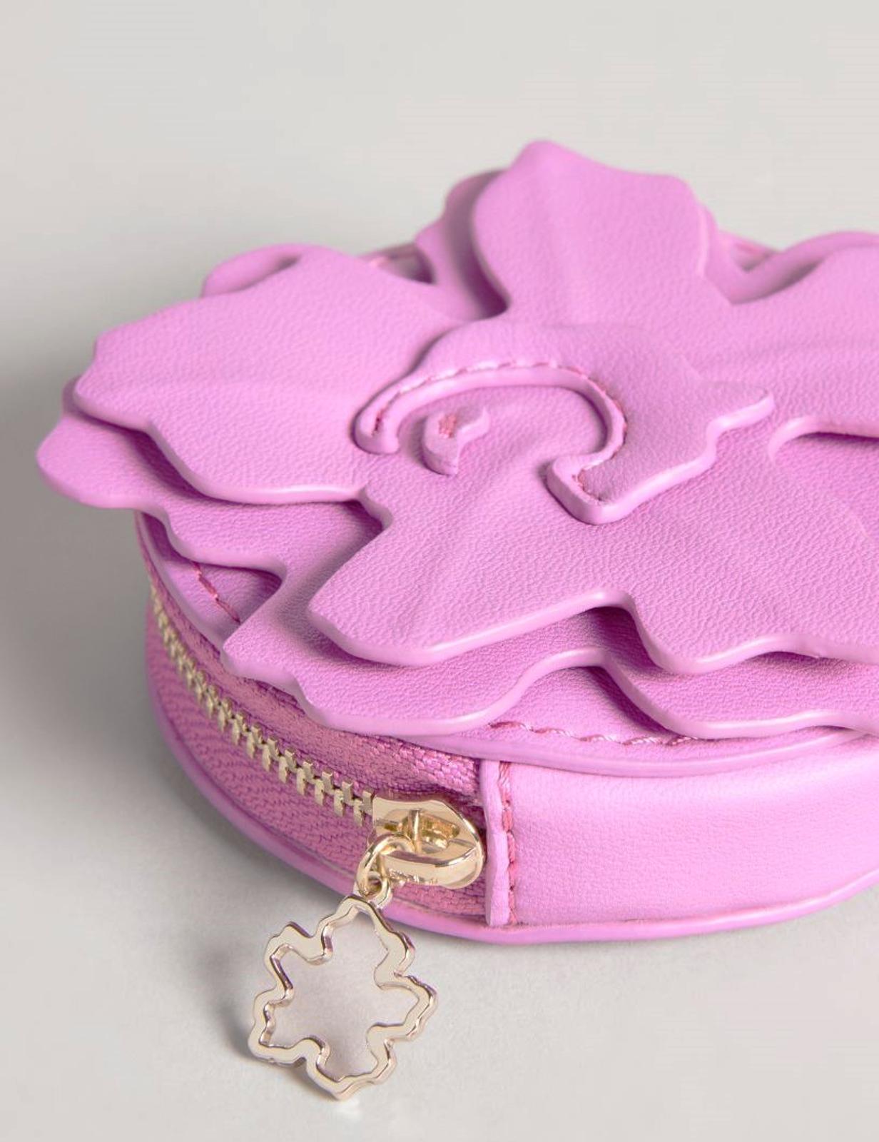 TED BAKER Florest Ladies Pink Faux Leather Floral Magnolia Coin Purse BNWT
