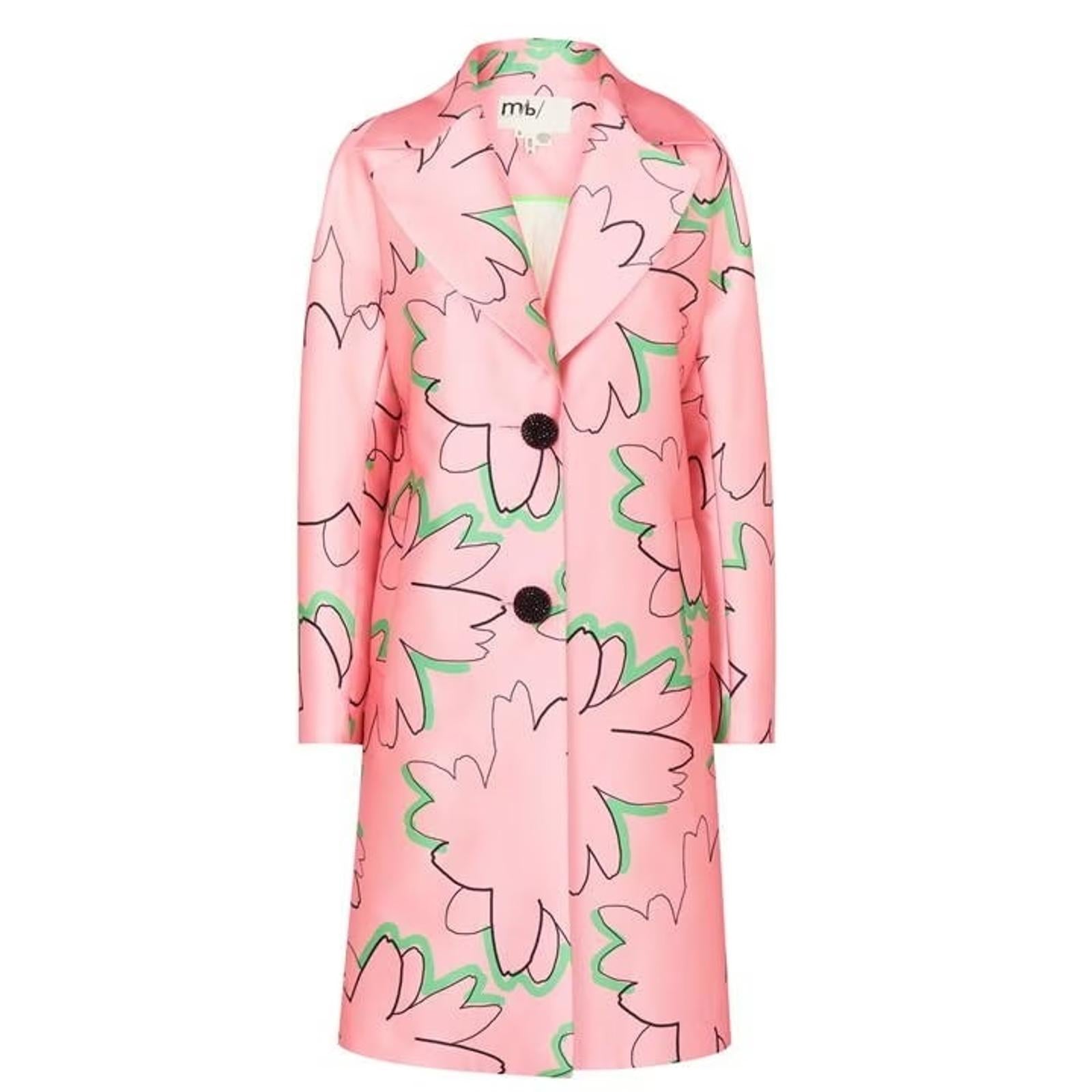 Ted baker pink hot sale coat uk