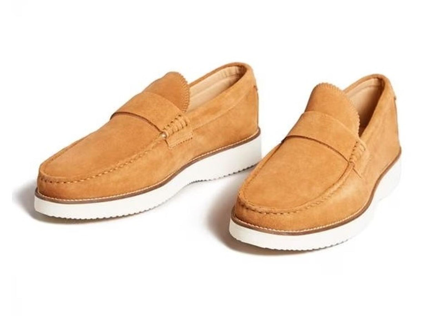 TED BAKER Isaacc Men's Tan Brown Suede Extralight Loafer Shoes EU45 UK11 BNIB