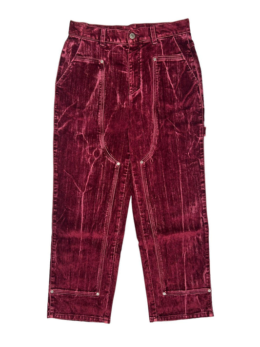 STELLA MCCARTNEY Straight Leg Crop Workwear Rugged Trouser Jeans W26 NEW RRP 795