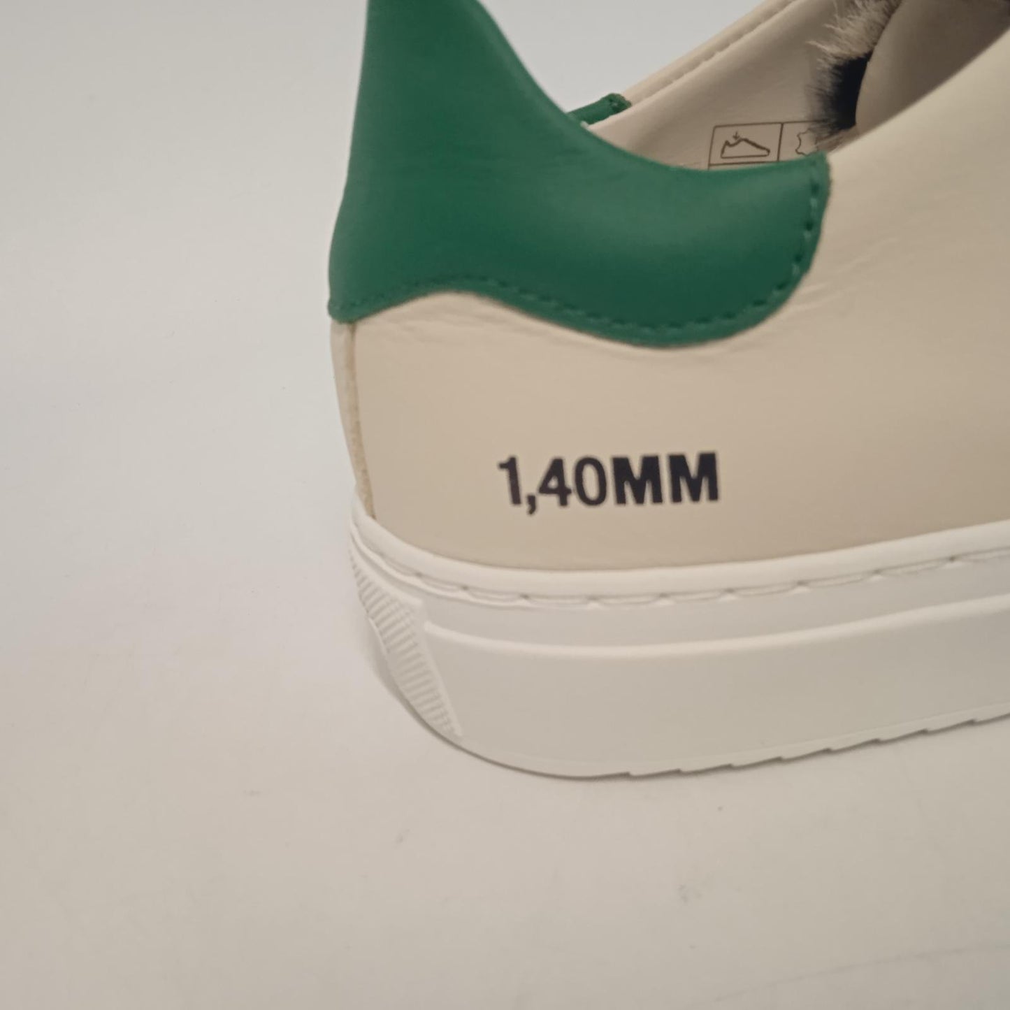 AXEL ARIGATO Ladies Beige & Green Leather Leopard Print Tongue Sneakers UK5 NEW