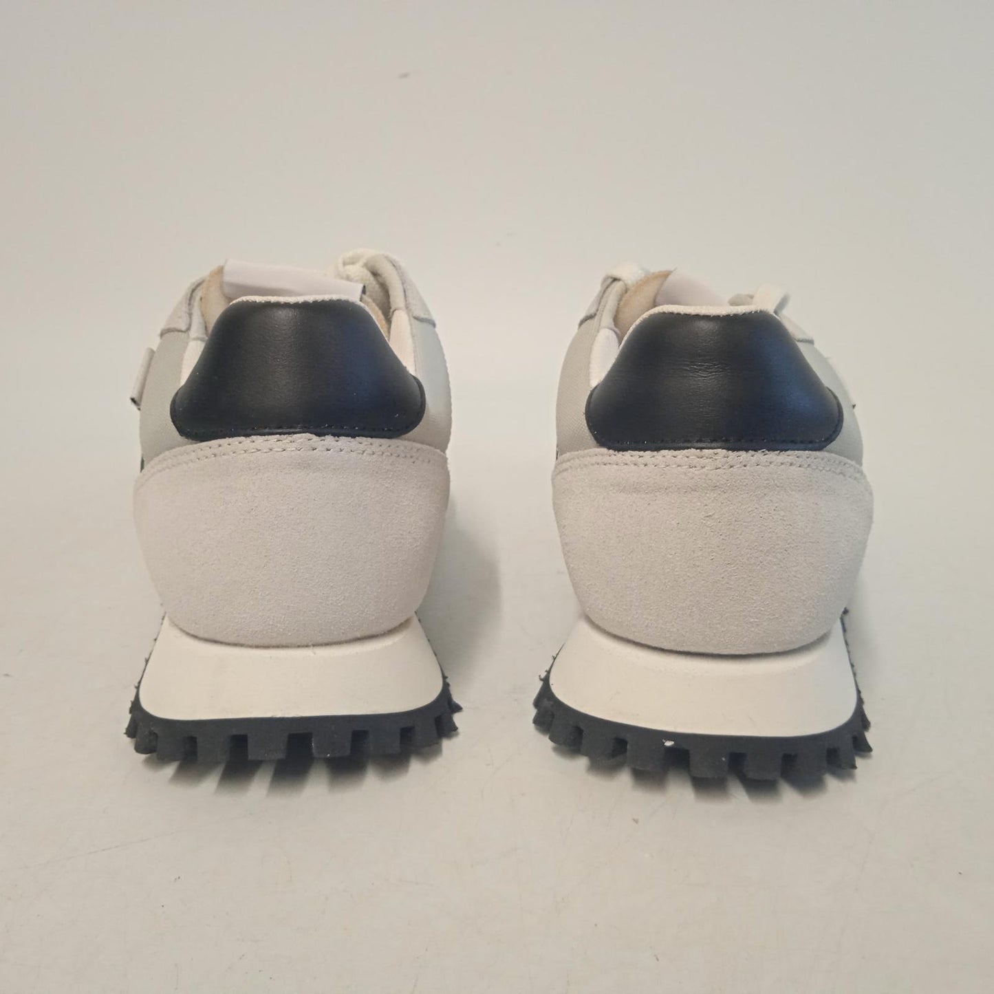 ALEX ARIGATO Ladies Light Grey Suede & Leather Aeon Sneakers EU37 UK4 NEW
