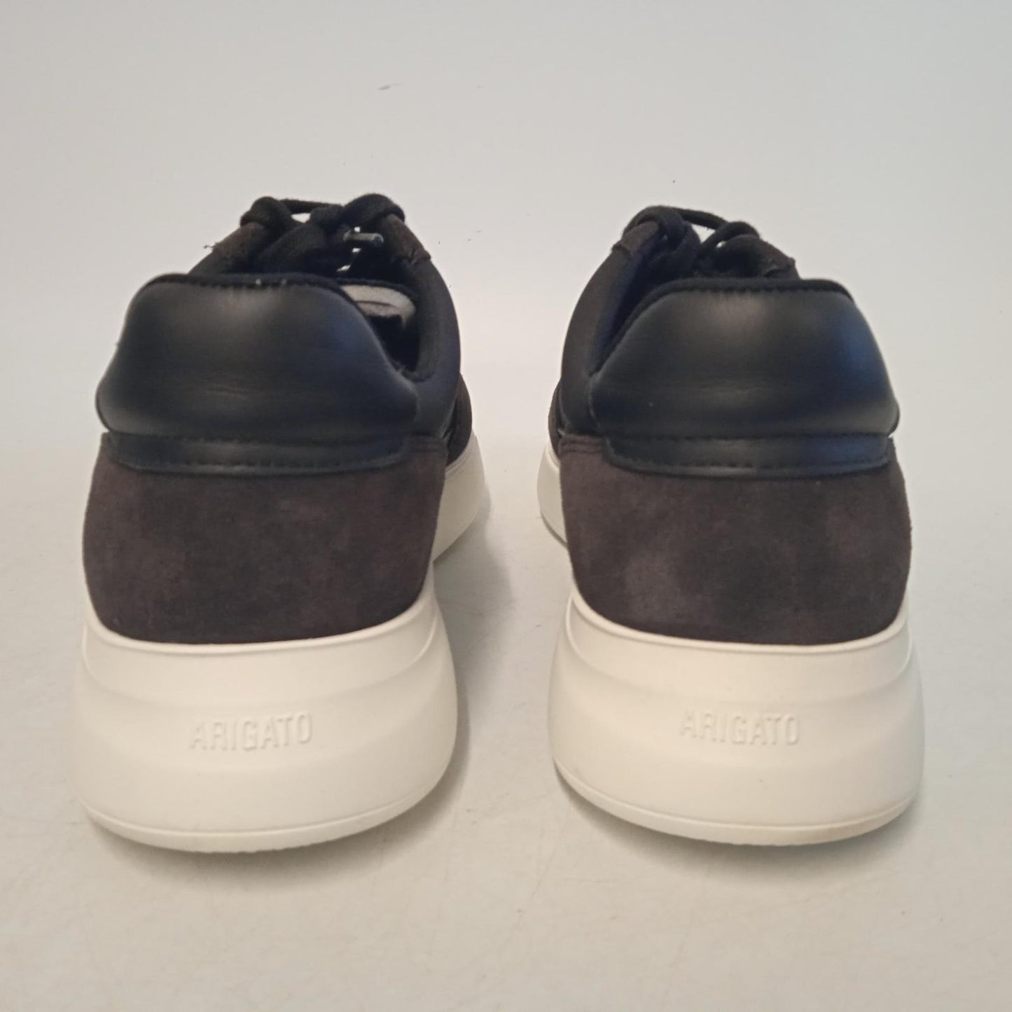 ALEX ARIGATO Men's Black Suede Textile Genesis Vintage Runner Sneakers UK11 NEW