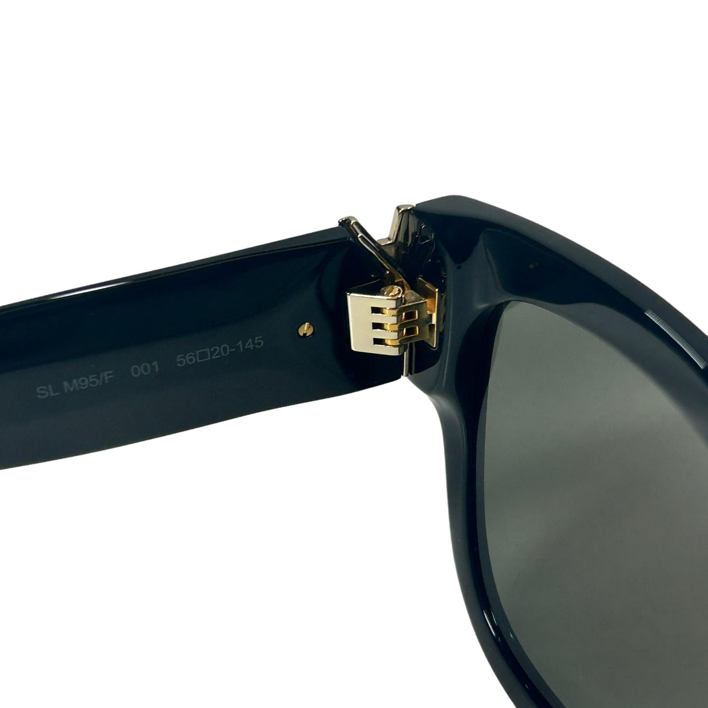 SAINT LAURENT SL M95 THICK RIM OVERSIZED SQUARE YSL LOGO ACETATE SUNGLASSES NEW