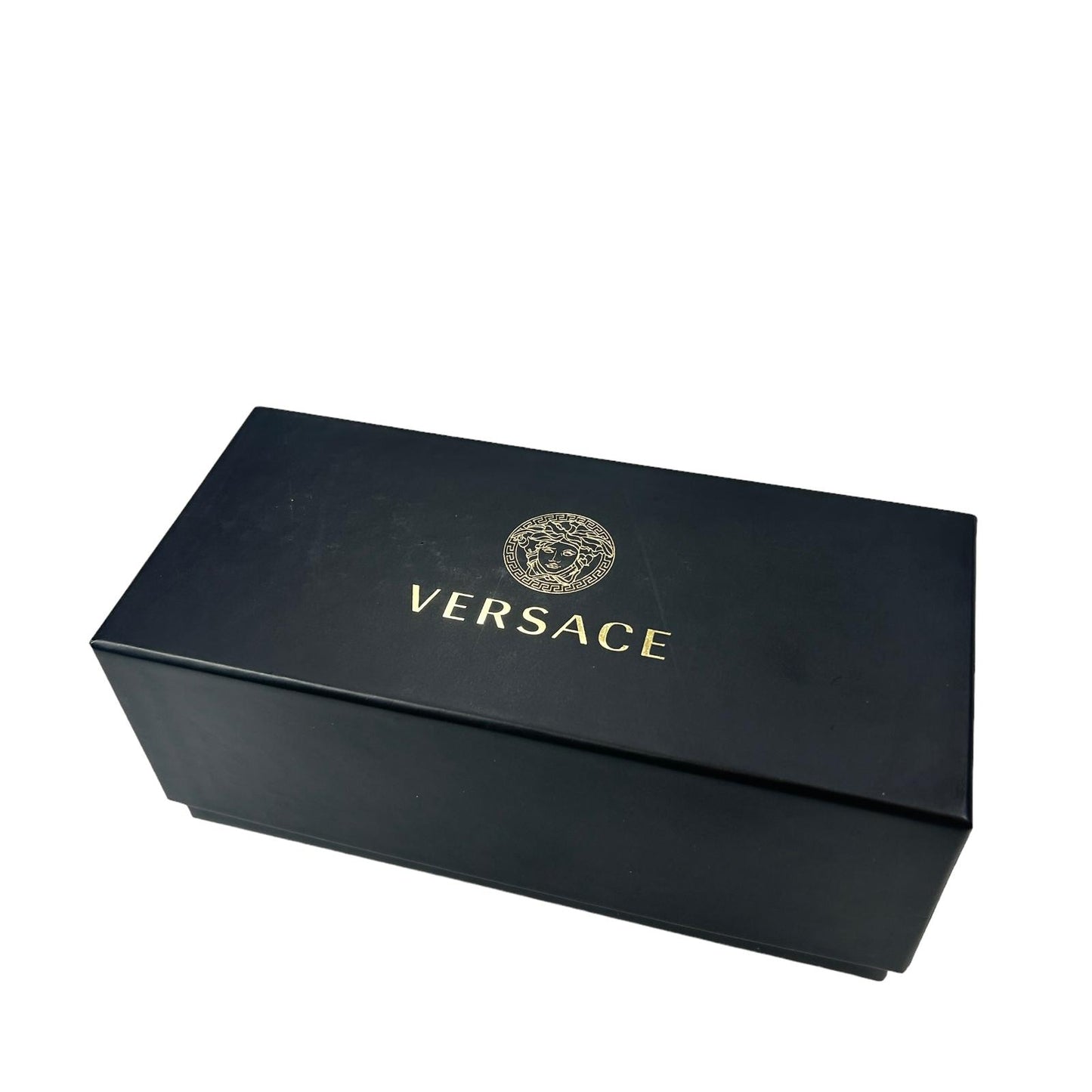 VERSACE 0VE4361 MEDUSA BIGGIE SIDE LOGO RECTANGLE ACETATE SUNGLASSES BLACK 1 NEW