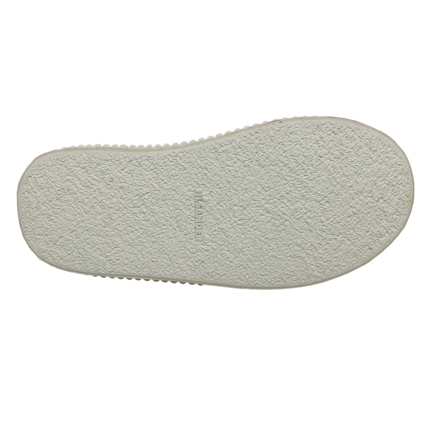 JIL SANDER VULCANIZED RUBBER SOLE LEATHER SNEAKERS - OFF WHITE - EU35 UK2 - NEW