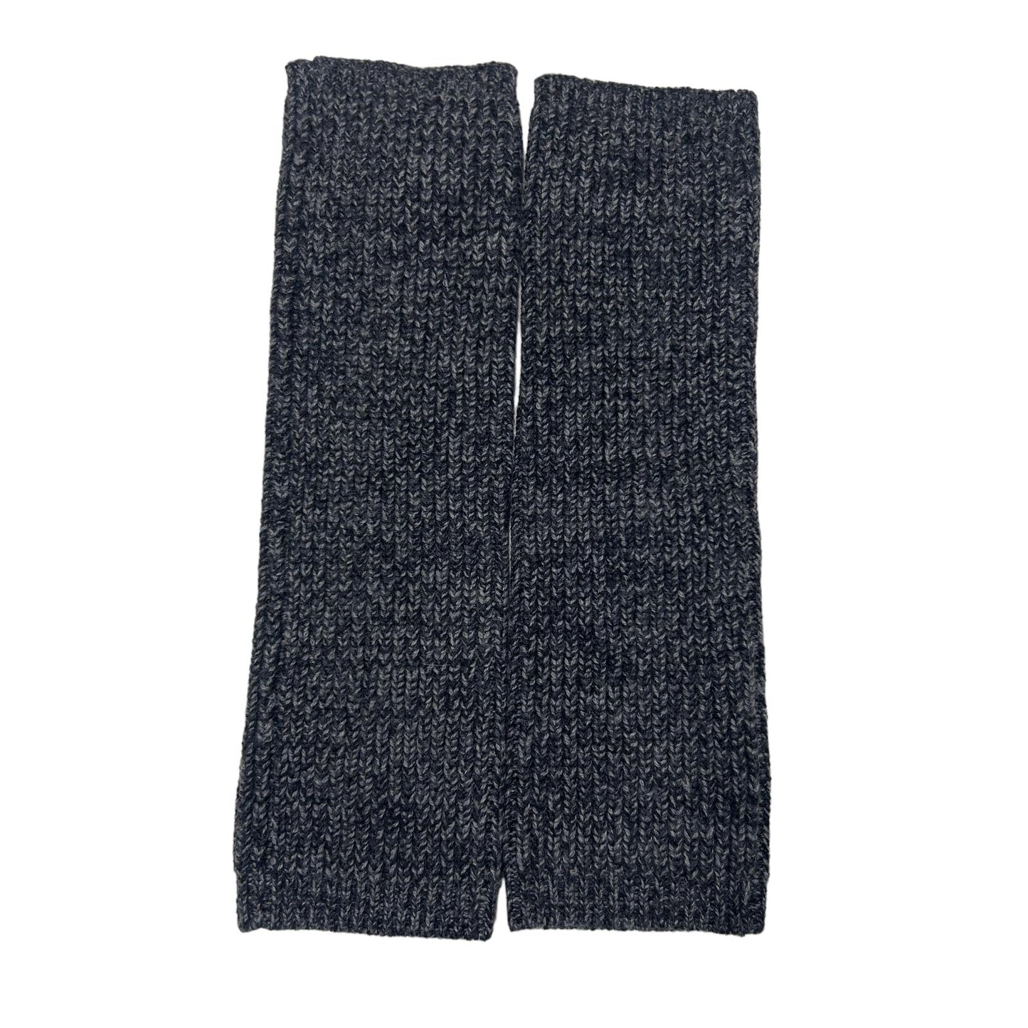 ISABEL MARANT FINGERLESS RIBBED LONG MERINO WOOL GLOVES - GREY - OS - NEW