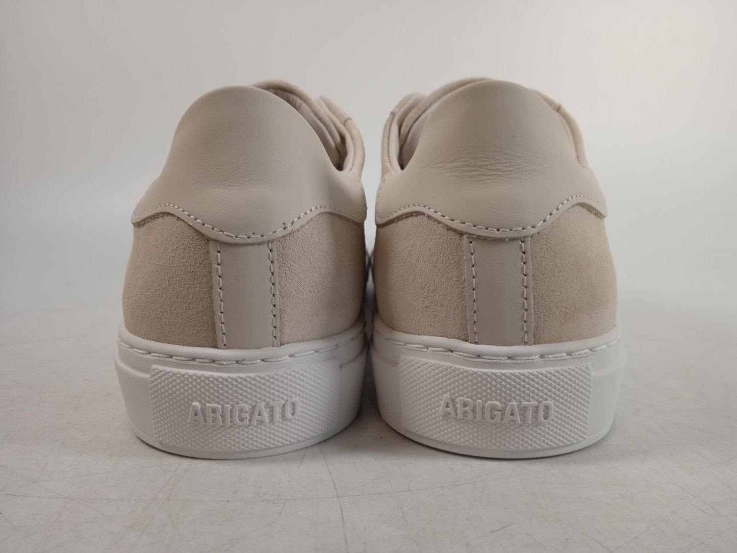 AXEL ARIGATO Ladies Beige Suede Low-Top Clean 90 Trainers EU38 UK5 RRP210 NEW