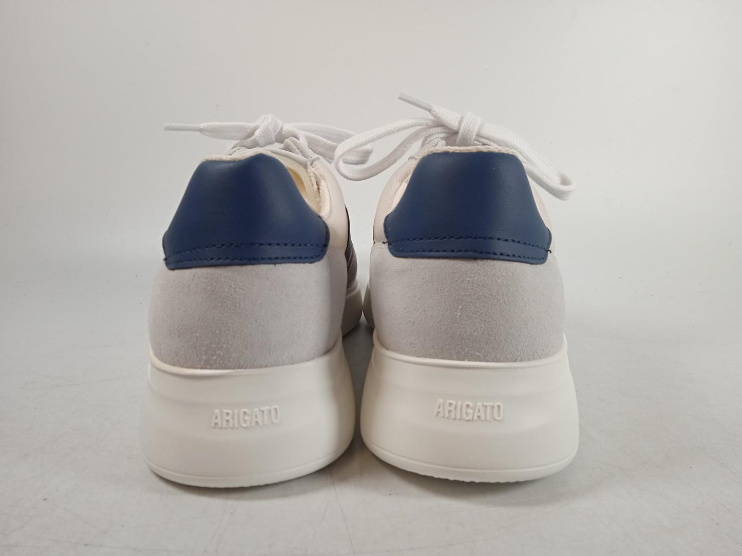 AXEL ARIGATO Ladies White & Blue Genesis Vintage Runner Trainers UK6 RRP175 NEW