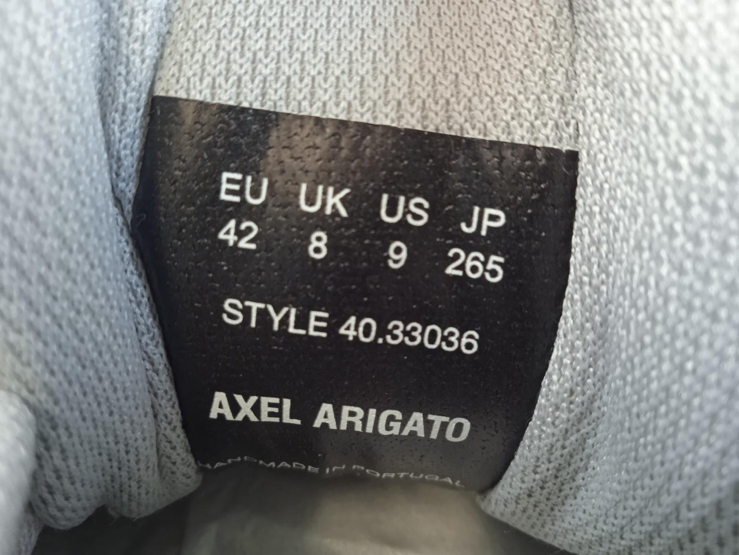 AXEL ARIGATO Men's White & Silver Marathon Runner Trainers UK8 RRP270 NEW
