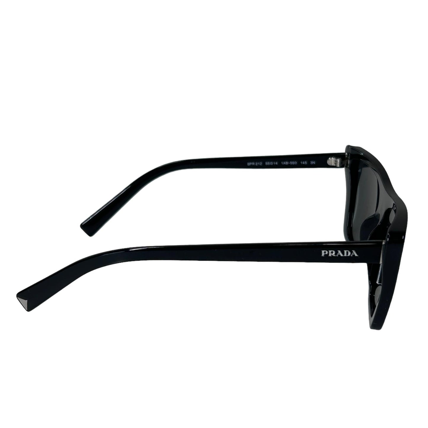 PRADA EYEWEAR SQUARE CATEYE SUNGLASSES - BLACK - NEW