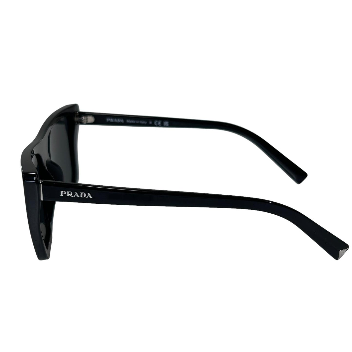 PRADA EYEWEAR SQUARE CATEYE SUNGLASSES - BLACK - NEW