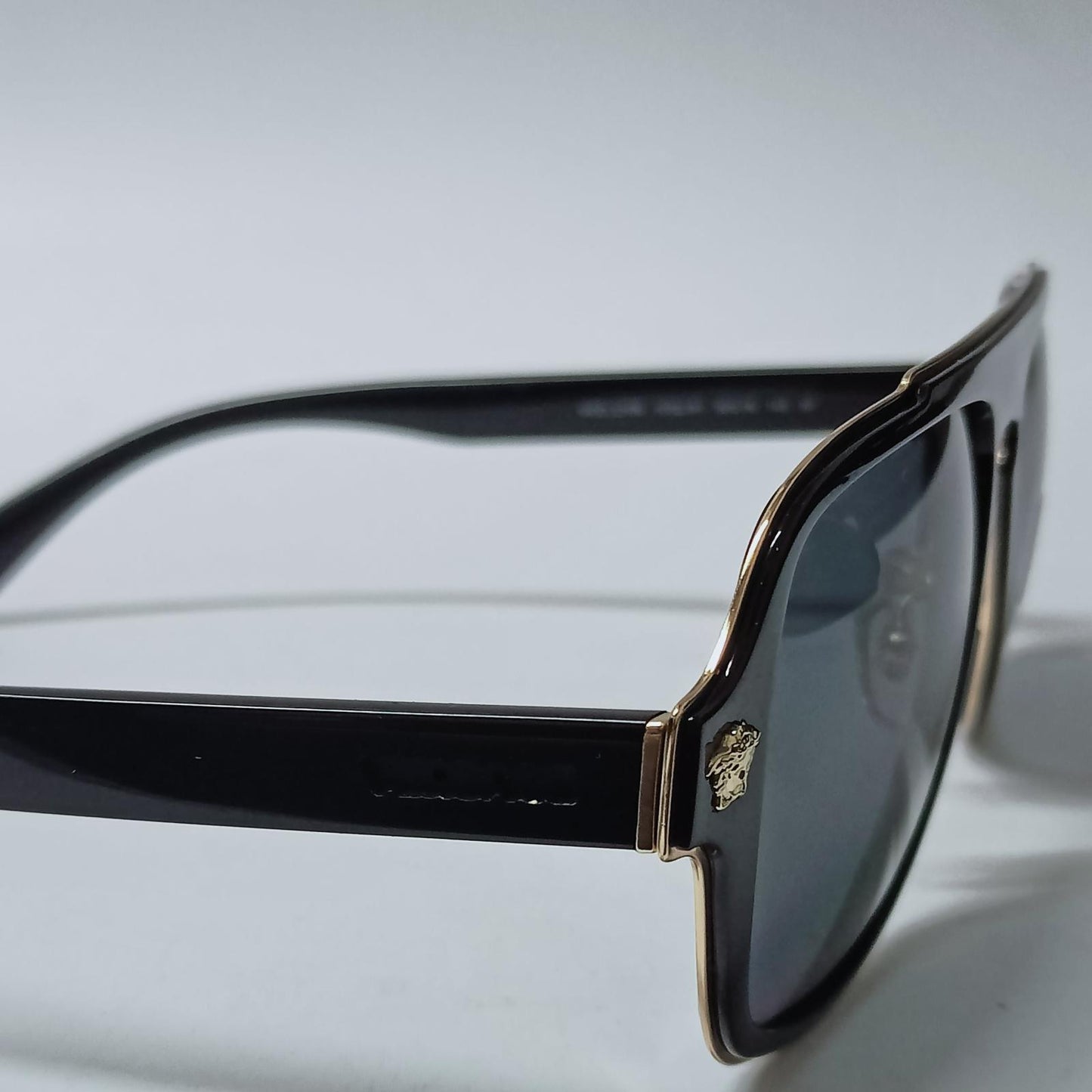 VERSACE Sunglasses Black Rectangle Medusa Glasses NEW RRP 230