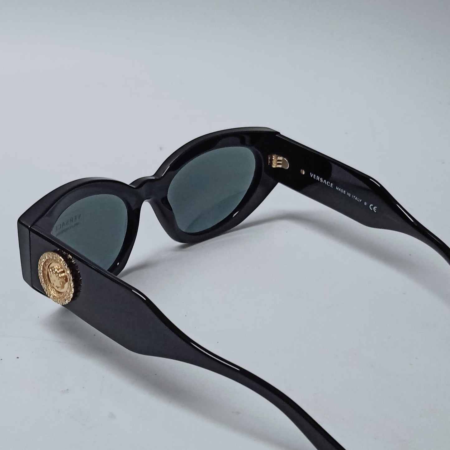 VERSACE Sunglasses Black Cat Eye Glasses Geometric Frames NEW RRP 235