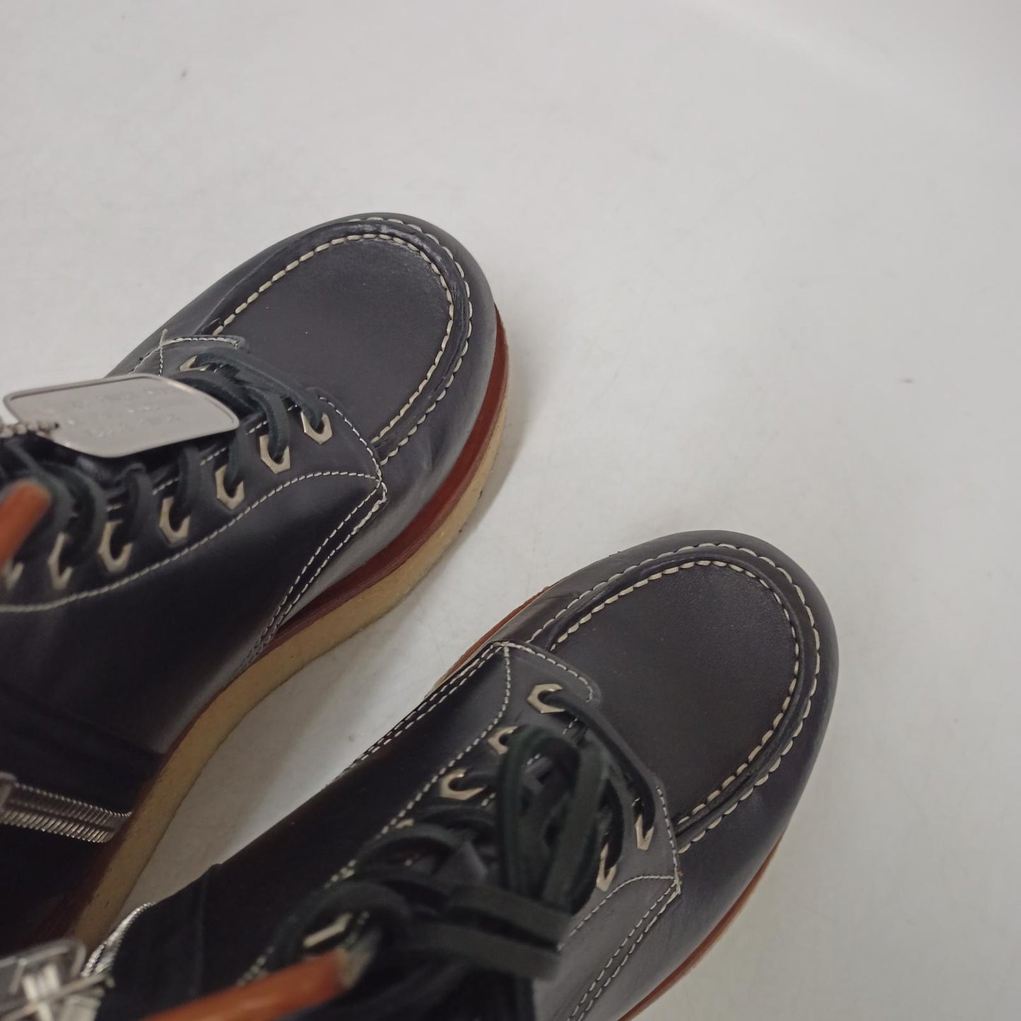 KENZO Ladies Black Combat Classic Boot Shoe Size UK 6 NEW RRP 460