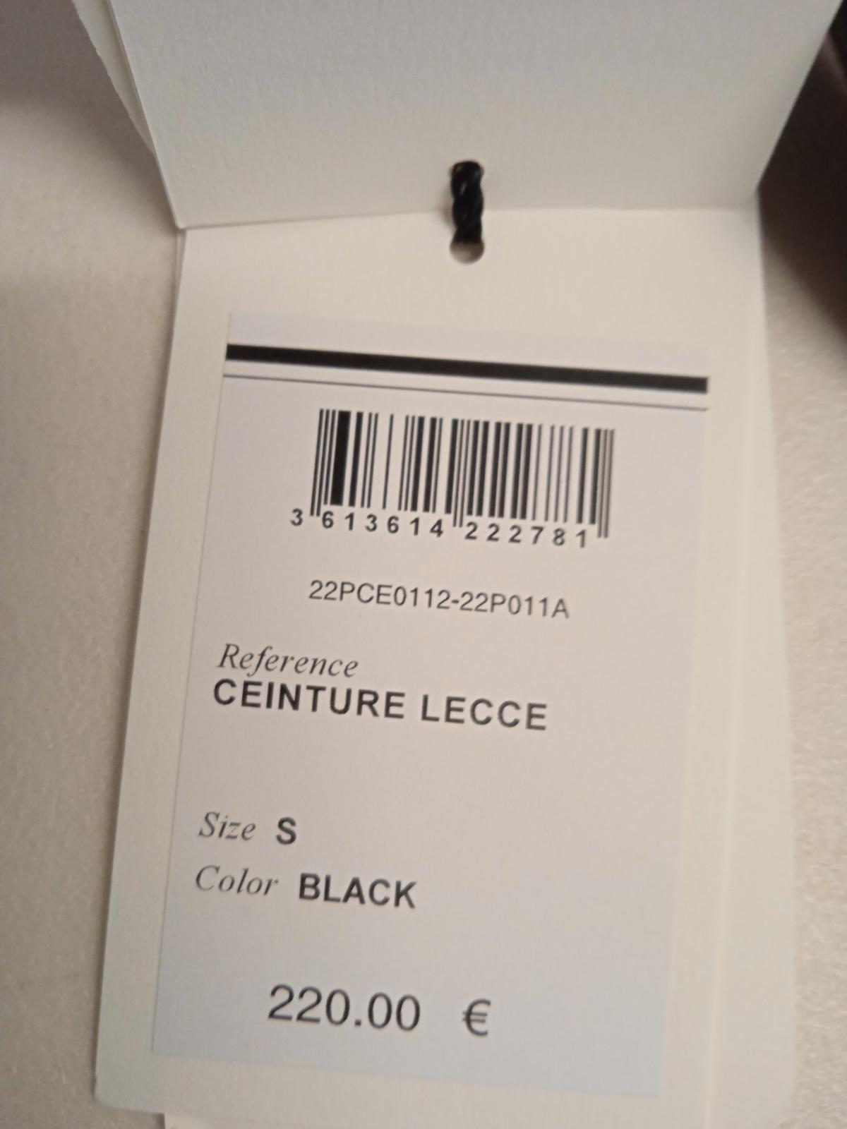 ISABEL MARANT Ladies Lecce Black Multi Leather Studded Wrap Belt S NEW RRP220