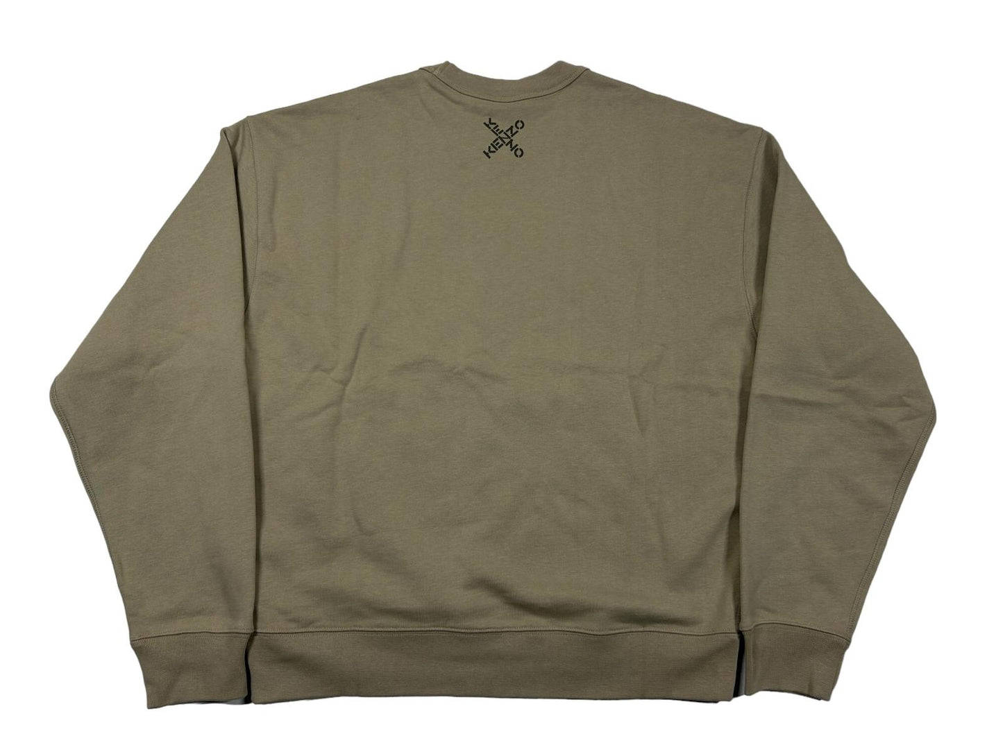 KENZO Brown Sweatshirt Cotton Logo Large NEW RRP 245