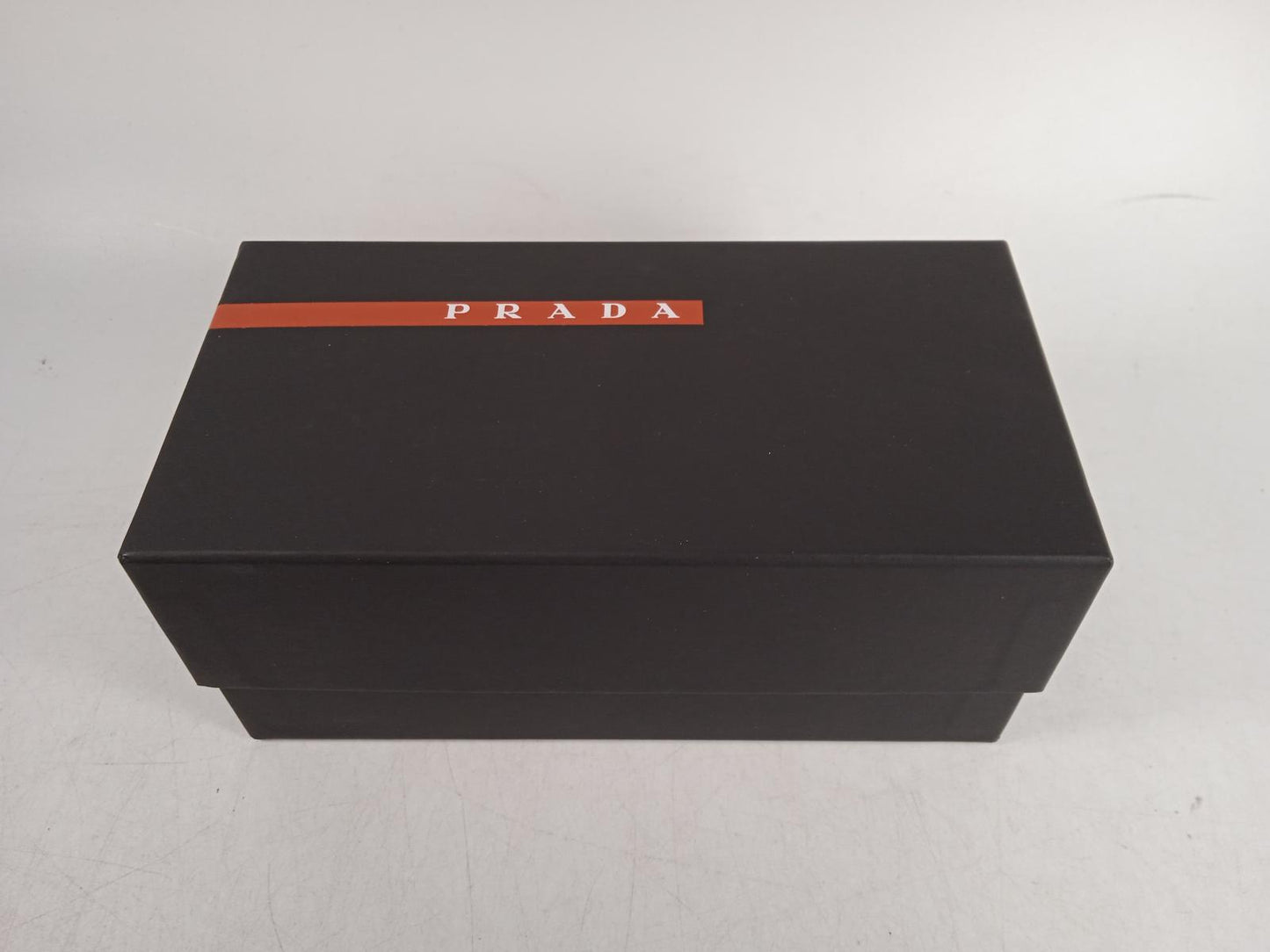 PRADA Men's Black Metal Linea Rossa Square Sunglasses One Size RRP240 NEW