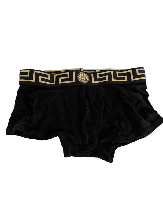 VERSACE Black Boxer Briefs Underwear Luxury Band Size M NEW RRP 105