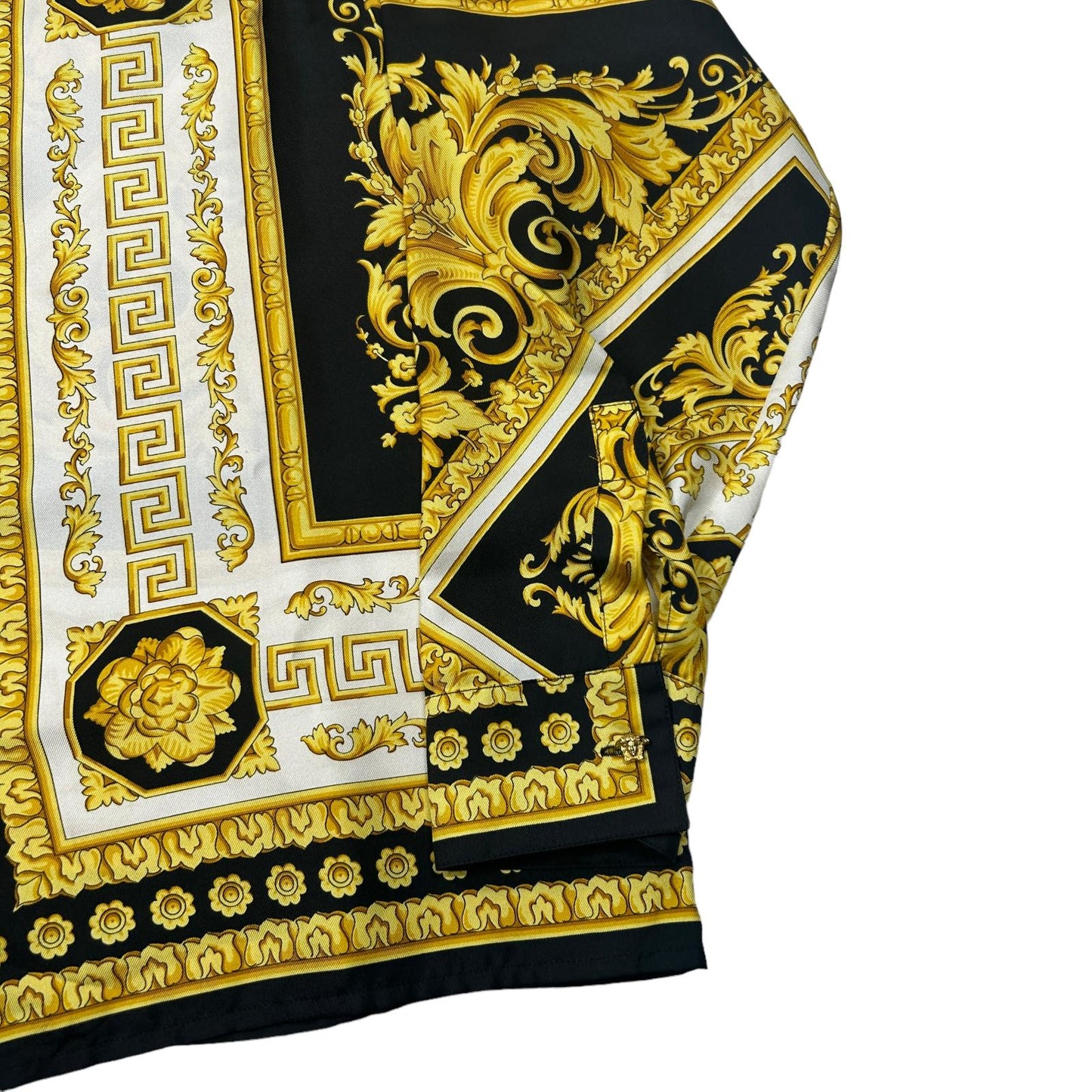 VERSACE Silk Berocco Button Up Shirt Size 44 NEW RRP 1390